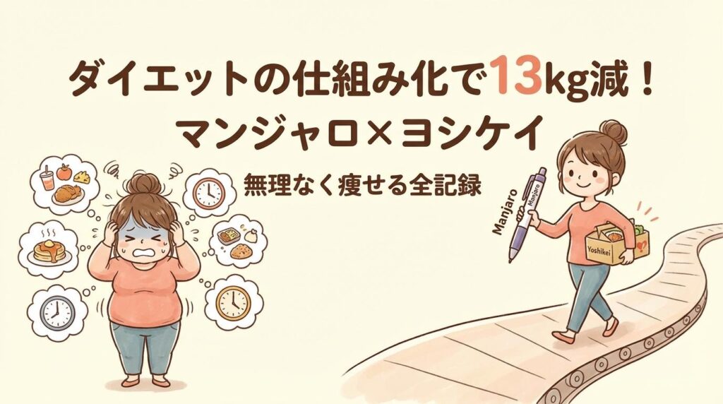 ダイエットの仕組み化戦略：diet-systematization-eyecatchを改善して無理なく痩せるコツ