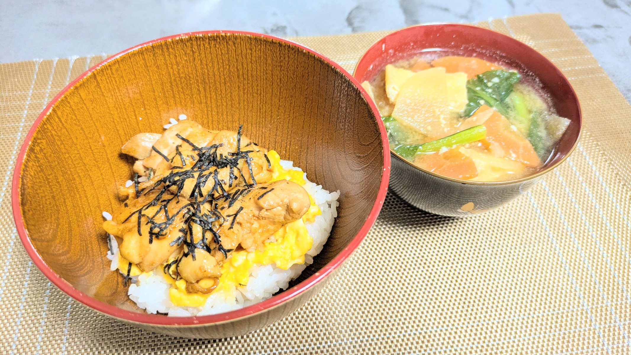 マンジャロダイエット ヨシケイ てりやき親子丼 完成